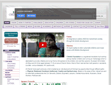Tablet Screenshot of cherish-foundation.org